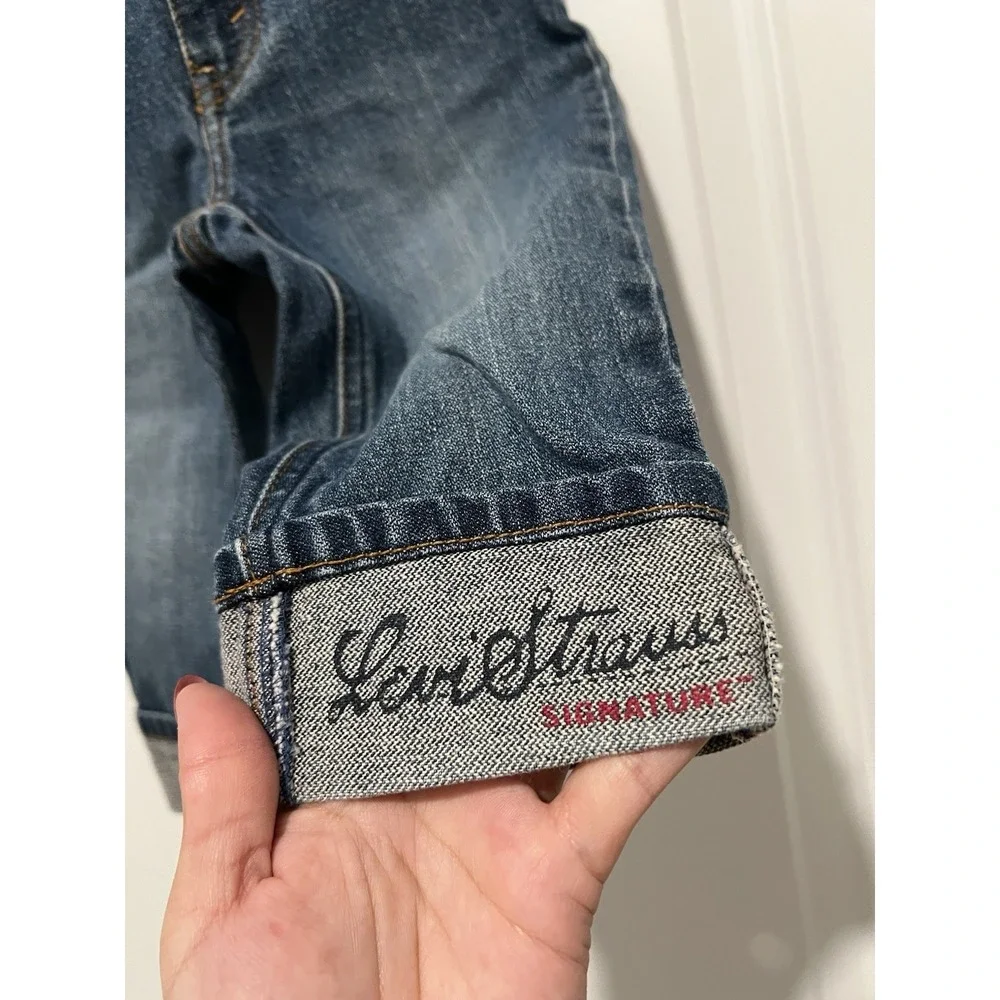 Levi Strauss-Signature Jeans-Cuffed Pants Stretchband Waist- 18‎ Months